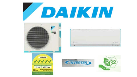 (NEW) Daikin R32 Single Split Inverter RKM35ZVMG / FTKM35ZVMG (12000 BTU) √√√√√