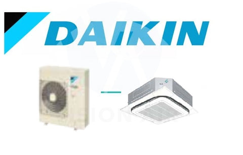 Daikin Skyair Single Split Inverter System Ceiling Cassette - RZR100MVMG / FCQ100KAVEA (32000 BTU) √√